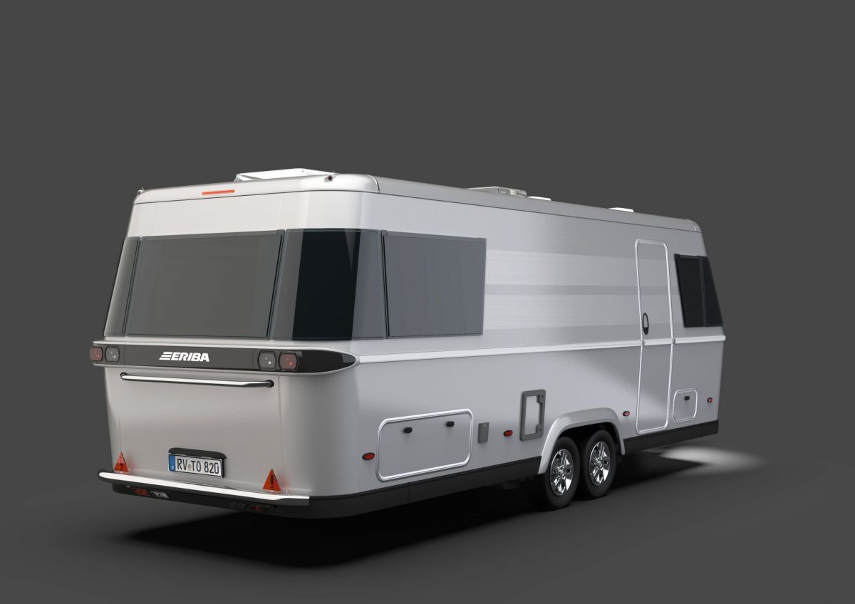 ERIBA Touring 820 Rendering Heckansicht