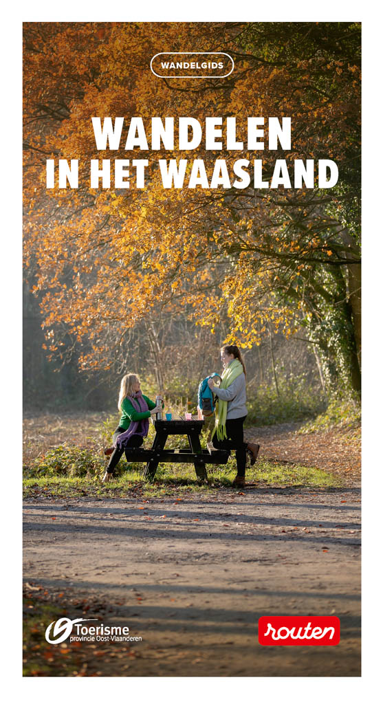 Waasland brochure cover wandelen